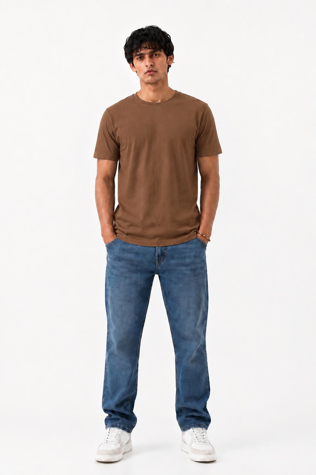 SLIM FIT TEE | COFFEE