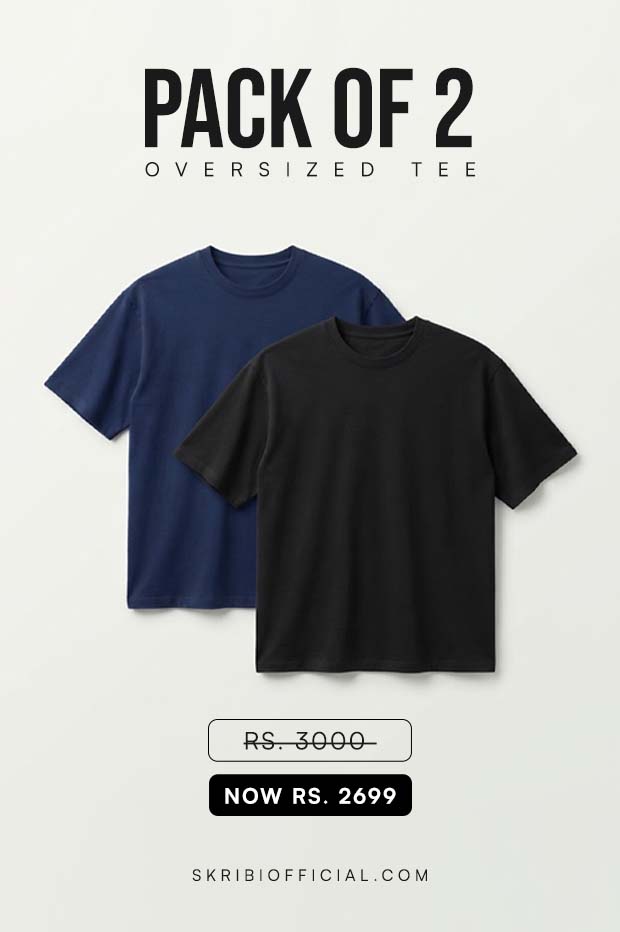 BLANK OVERSIZED | PACK OF 02