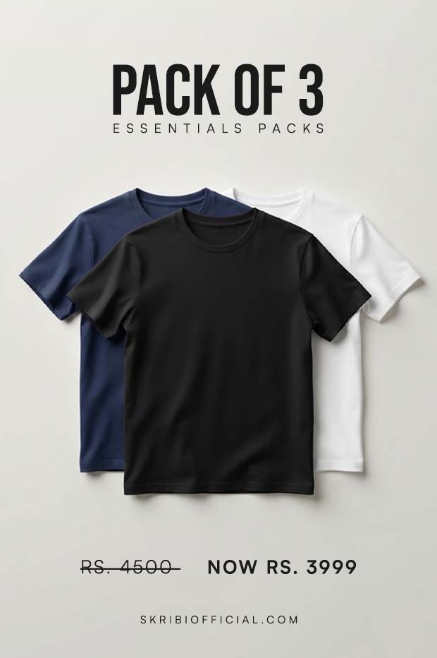 BLANK OVERSIZED | PACK OF 03