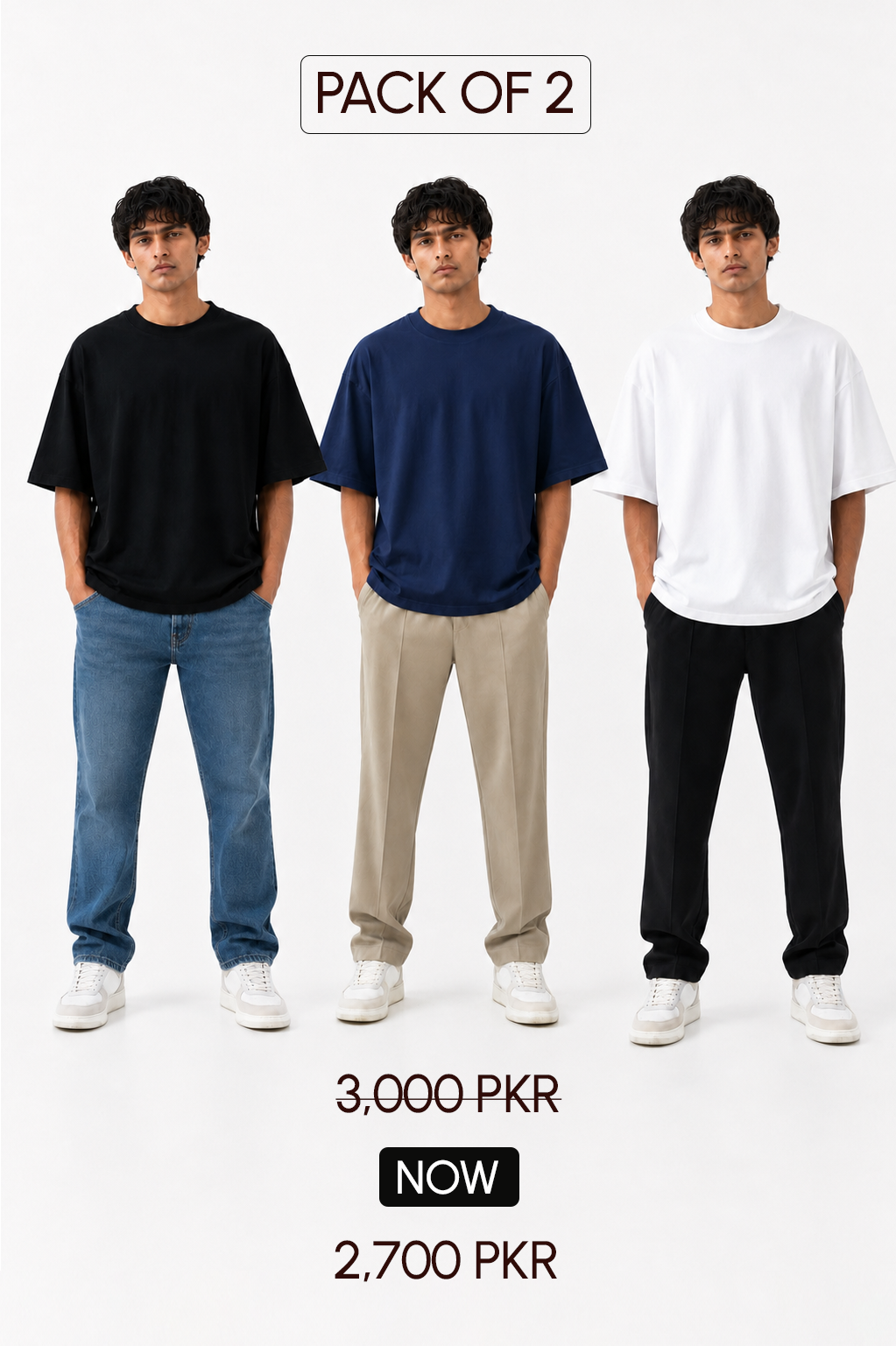 BLANK OVERSIZED | PACK OF 02